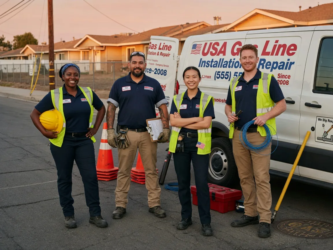 Gas Line Installation company in Oakville, IA